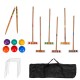 Outdoor Game Sport Gate Ball Croguet Set for 6 Players luxury children's Sports Toy Croquet Doorball Set with Bag