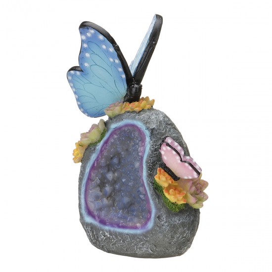 Outdoor Garden Solar Animal Butterfly LED Night Light Yard Figurine Lamps Pathway Decorations