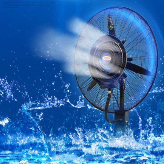 Outdoor Water Mist Fan Industrial Spray Electric Fan Large Wind Air Cooling Floor Fans Humidification for Shop Factory Garden Outdoor Water Mist Fan Industrial Spray Electric Fan Large Wind Air Cooling Floor Fans Humidification for Shop Factory Garden