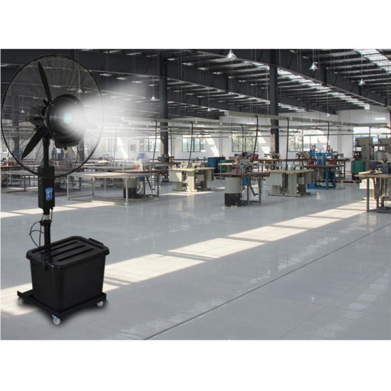 Outdoor Water Mist Fan Industrial Spray Electric Fan Large Wind Air Cooling Floor Fans Humidification for Shop Factory Garden Outdoor Water Mist Fan Industrial Spray Electric Fan Large Wind Air Cooling Floor Fans Humidification for Shop Factory Garden