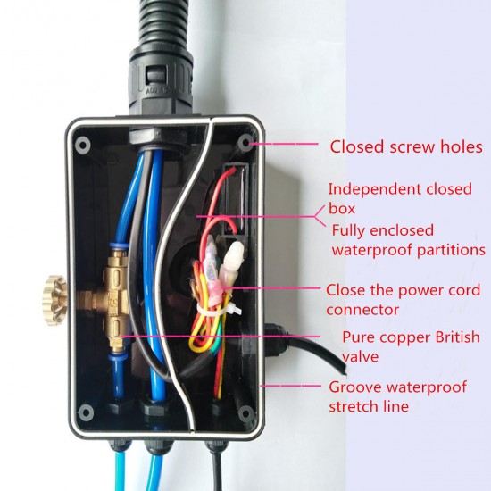 Outdoor Water Mist Fan Industrial Spray Electric Fan Large Wind Air Cooling Floor Fans Humidification for Shop Factory Garden Outdoor Water Mist Fan Industrial Spray Electric Fan Large Wind Air Cooling Floor Fans Humidification for Shop Factory Garden