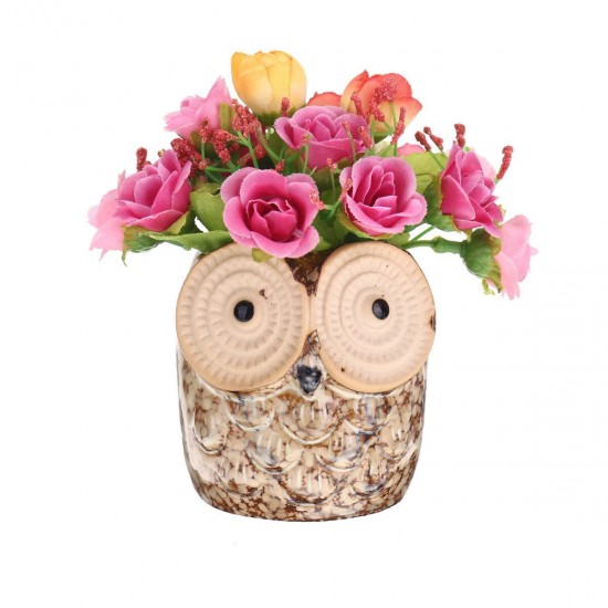 Owl Ceramic Flower Pot Thumb Succulent Plant Pots Flower Pot Planter Ceramic Bonsai