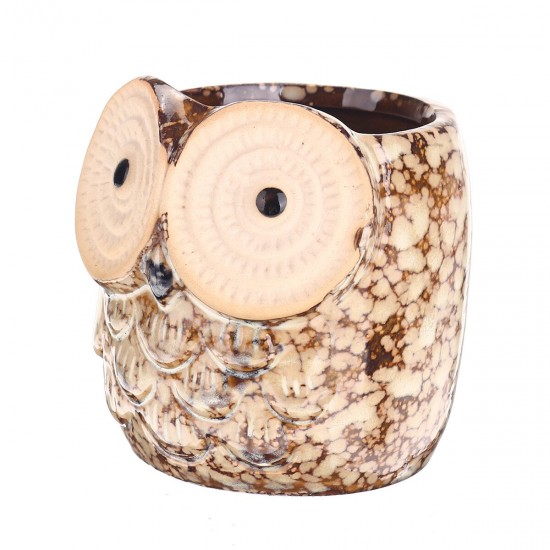 Owl Ceramic Flower Pot Thumb Succulent Plant Pots Flower Pot Planter Ceramic Bonsai