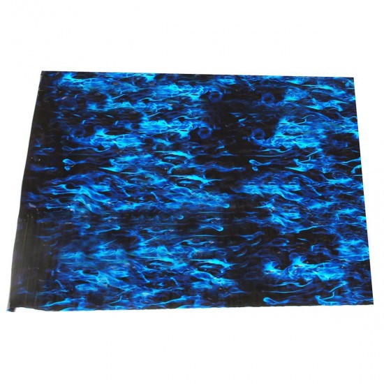 PVA Hydrographic Film Water Transfer Film Hydro Dip Blue Fire Style Decorations