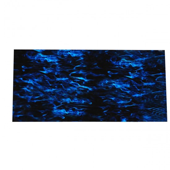 PVA Hydrographic Film Water Transfer Film Hydro Dip Blue Fire Style Decorations PVA Hydrographic Film Water Transfer Film Hydro Dip Blue Fire Style Decorations