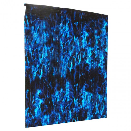 PVA Hydrographic Film Water Transfer Film Hydro Dip Blue Fire Style Decorations PVA Hydrographic Film Water Transfer Film Hydro Dip Blue Fire Style Decorations