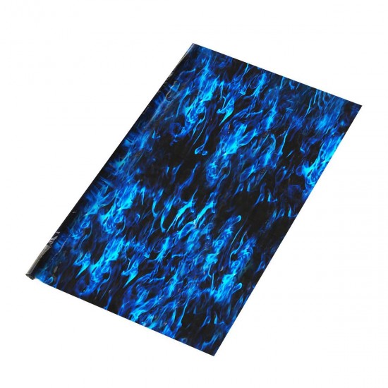 PVA Hydrographic Film Water Transfer Film Hydro Dip Blue Fire Style Decorations PVA Hydrographic Film Water Transfer Film Hydro Dip Blue Fire Style Decorations