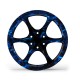 PVA Hydrographic Film Water Transfer Film Hydro Dip Blue Fire Style Decorations PVA Hydrographic Film Water Transfer Film Hydro Dip Blue Fire Style Decorations