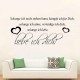 PVC Wall Sticker Quotes Decals Stickers Living Study Bedroom Art Home Room Decor