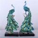 Peacock Resin Desktop Ornament Animal Figurine Statue Home Decorations Crafts Peacock Resin Desktop Ornament Animal Figurine Statue Home Decorations Crafts