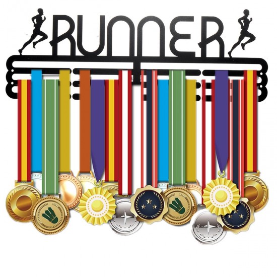 Personalised Runner Medal Hanger Medal Holder Sport Running Medals Rack Home Decorations