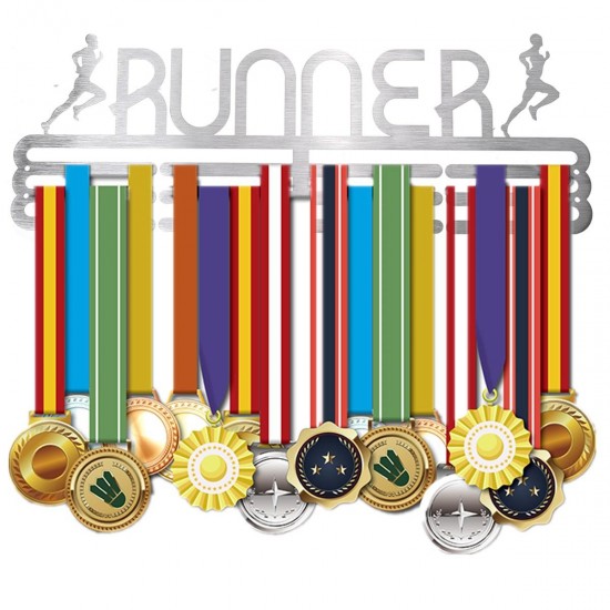 Personalised Runner Medal Hanger Medal Holder Sport Running Medals Rack Home Decorations