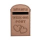 Personalised Wooden Wedding Card Post Mail Box Guest Wedding Decoration Mailbox