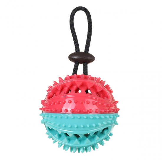 Pet Molar Bite Toy Dog Ball Chew Toys Pet Tooth Cleaning Built-in Sound Toys Pet Molar Bite Toy Dog Ball Chew Toys Pet Tooth Cleaning Built-in Sound Toys