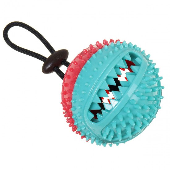 Pet Molar Bite Toy Dog Ball Chew Toys Pet Tooth Cleaning Built-in Sound Toys Pet Molar Bite Toy Dog Ball Chew Toys Pet Tooth Cleaning Built-in Sound Toys