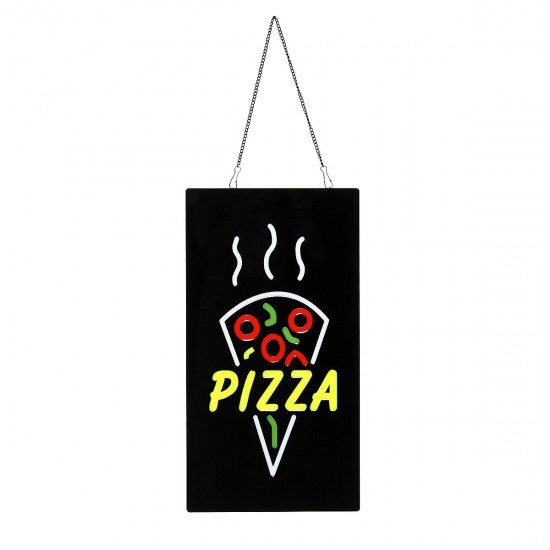Pizza LED Wall Hanging Sign Light Board Pub Club Party Door Display Lamp Decorations Pizza LED Wall Hanging Sign Light Board Pub Club Party Door Display Lamp Decorations