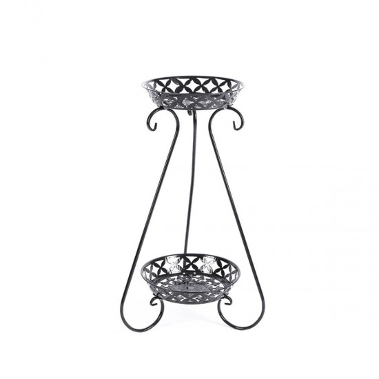 Plant Pot Stand Flower Storage Rack Metal Floor Standing Shelf Garden Decor Plant Pot Stand Flower Storage Rack Metal Floor Standing Shelf Garden Decor