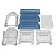Plastic Dog Kennel Pet Cat House Weatherproof Indoor Outdoor Animal Shelter Cover Plastic Dog Kennel Pet Cat House Weatherproof Indoor Outdoor Animal Shelter Cover