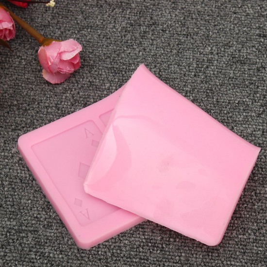 Poker Shape Silicone Chocolate Cake Mold A Poker Card Fondant Candy Baking Mould Decorations Poker Shape Silicone Chocolate Cake Mold A Poker Card Fondant Candy Baking Mould Decorations
