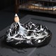 Porcelain Backflow Ceramic Cone Incense Burner Holder Buddhist Cones Home Gift