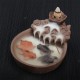 Porcelain Backflow Cone Incense Burner Buddha Ceramic Buddhist Sandalwood Holder Fish Decor Porcelain Backflow Cone Incense Burner Buddha Ceramic Buddhist Sandalwood Holder Fish Decor