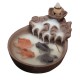Porcelain Backflow Cone Incense Burner Buddha Ceramic Buddhist Sandalwood Holder Fish Decor Porcelain Backflow Cone Incense Burner Buddha Ceramic Buddhist Sandalwood Holder Fish Decor