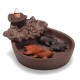 Porcelain Backflow Cone Incense Burner Buddha Ceramic Buddhist Sandalwood Holder Fish Decor Porcelain Backflow Cone Incense Burner Buddha Ceramic Buddhist Sandalwood Holder Fish Decor