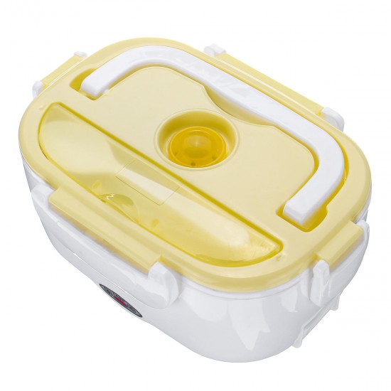 Portable 12V 1.05L Heated Electric Lunch Box Food Warmer Container Car Adapter