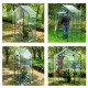 Portable 3 Tier 6 Shelves Walk In Mini Greenhouse Outdoor Plant Gardening Clear Cover