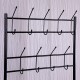 Portable Clothes Cloth Coat Rack Hanger Garment Shoe Rack Hat Hook Bench Shelf