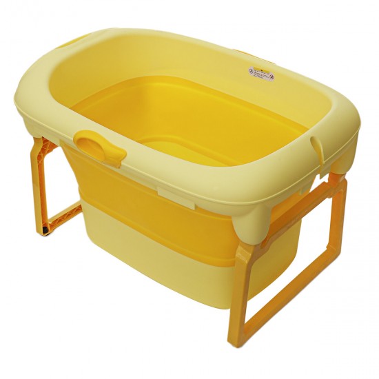 Portable Folding Bathtub Bath Barrel Soaking Tub Large Capacity For Newborn Baby