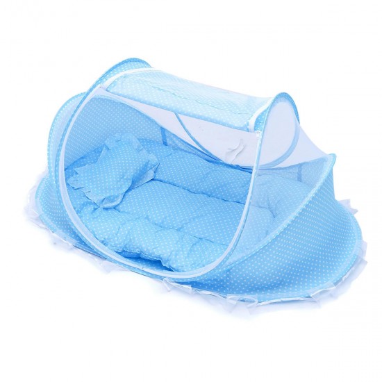 Portable Folding Infant Newborn Baby Travel Anti-Mosquito Cradle Bed Tent Portable Folding Infant Newborn Baby Travel Anti-Mosquito Cradle Bed Tent