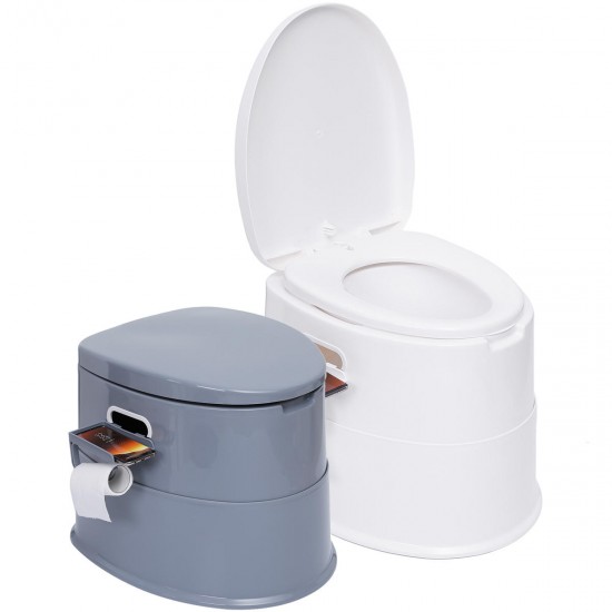 Portable Toilet Bowl Extra Strong Durable Support Adult Senior