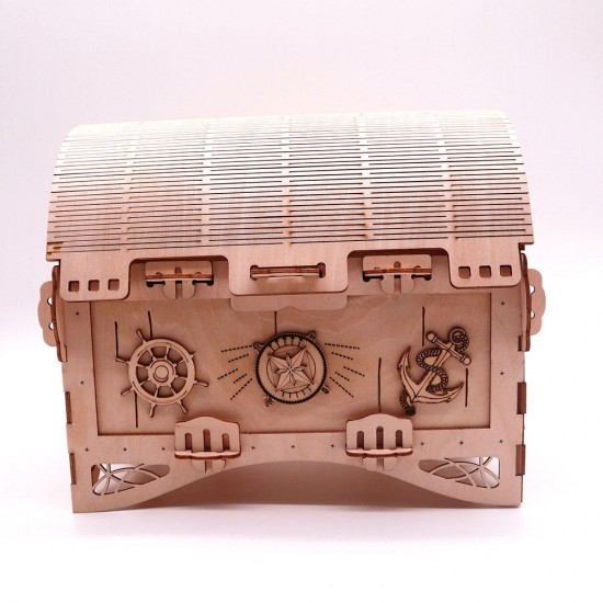 Puzzle Education Retro Treasure Box Creative Ornaments 40Pcs Assembly Relaxing Handmade Treasure Chest Home Decorations Puzzle Education Retro Treasure Box Creative Ornaments 40Pcs Assembly Relaxing Handmade Treasure Chest Home Decorations