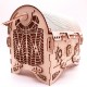 Puzzle Education Retro Treasure Box Creative Ornaments 40Pcs Assembly Relaxing Handmade Treasure Chest Home Decorations Puzzle Education Retro Treasure Box Creative Ornaments 40Pcs Assembly Relaxing Handmade Treasure Chest Home Decorations