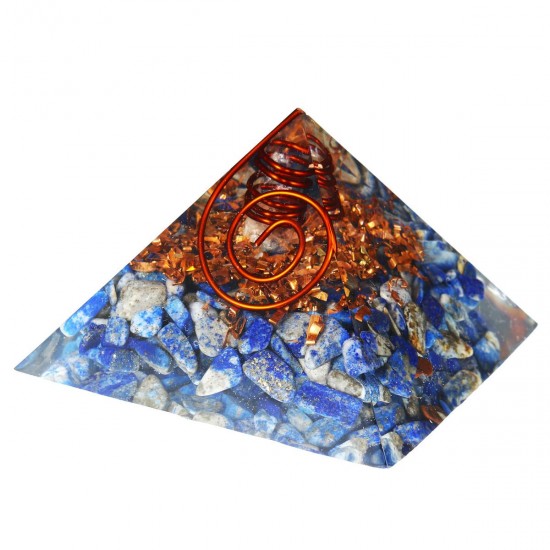 Pyramid Crystal Gemstone Meditation Yoga Energy Healing Stone Home Desk Decorations