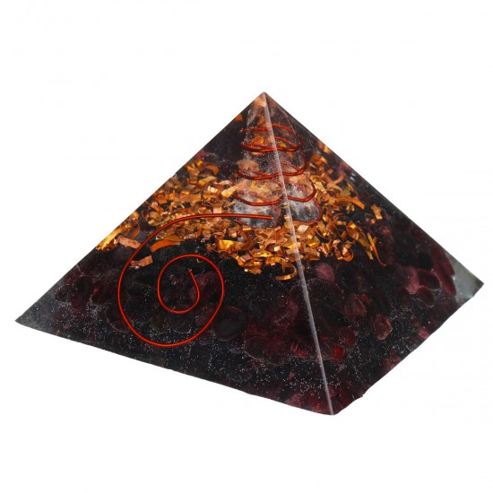 Pyramid Crystal Gemstone Meditation Yoga Energy Healing Stone Home Desk Decorations