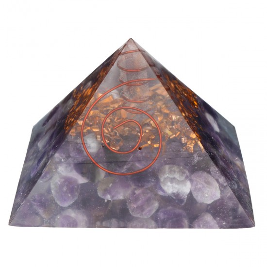 Pyramid Crystal Gemstone Meditation Yoga Energy Healing Stone Home Desk Decorations