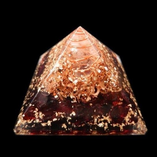 Pyramid Crystal Gemstone Meditation Yoga Energy Healing Stone Home Desk Decorations