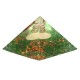 Pyramid Crystal Yoga Energy Gemstone Meditation Healing Stone Home Decorations