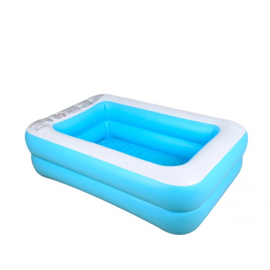 Rectangular Inflatable Swimming Pool Thicken PVC Paddling Pool Bathing Tub Outdoor Summer Swimming Pool For Kids