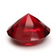 Red Diamond Shaped Crystal Glass Art Paperweight Wedding Favors Shower Home Decor 40mm