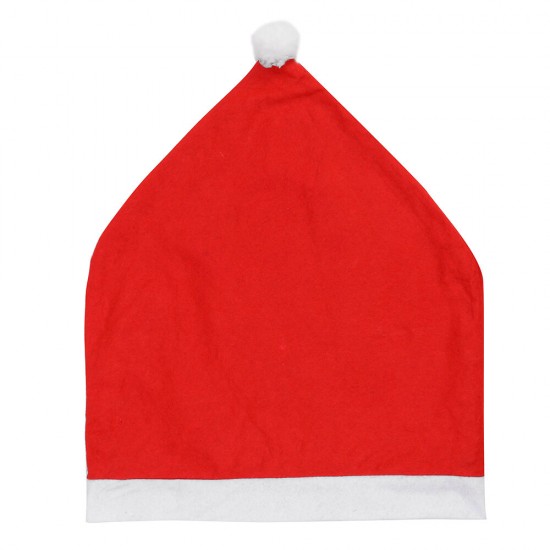 Red Hat Chair Cover Santa Claus Party Decor Slipcover Kitchen Table Red Hat Chair Cover Santa Claus Party Decor Slipcover Kitchen Table