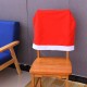 Red Hat Chair Cover Santa Claus Party Decor Slipcover Kitchen Table Red Hat Chair Cover Santa Claus Party Decor Slipcover Kitchen Table