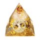 Reiki Chakra Pyramid Stone Set Reiki Energy Generator Healing Gemstones Crystal Decorations