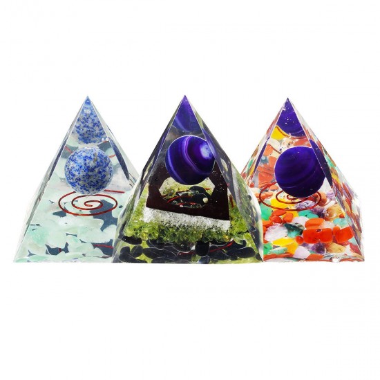 Reiki Charged Emerald Clear Quartz Crystal Pyramid Powerful Decorations Reiki Charged Emerald Clear Quartz Crystal Pyramid Powerful Decorations