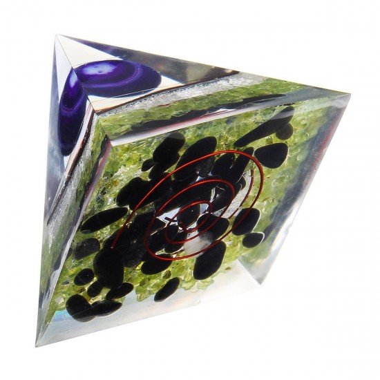 Reiki Charged Emerald Clear Quartz Crystal Pyramid Powerful Decorations Reiki Charged Emerald Clear Quartz Crystal Pyramid Powerful Decorations