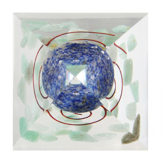 Reiki Charged Emerald Clear Quartz Crystal Pyramid Powerful Decorations Reiki Charged Emerald Clear Quartz Crystal Pyramid Powerful Decorations