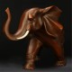 Resin Elephant Statue Fortune Mascot Living Room Cabinet TV Office Home Decorations