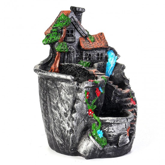 Resin Plant Flower Pot Succulent Container Garden Herb Planter Bonsai Home Decoration Resin Plant Flower Pot Succulent Container Garden Herb Planter Bonsai Home Decoration